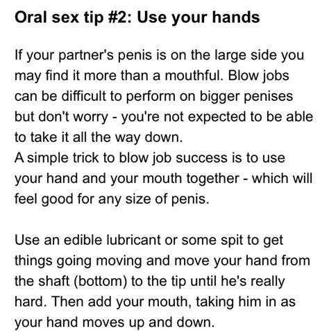 12 ways to give a great blow job